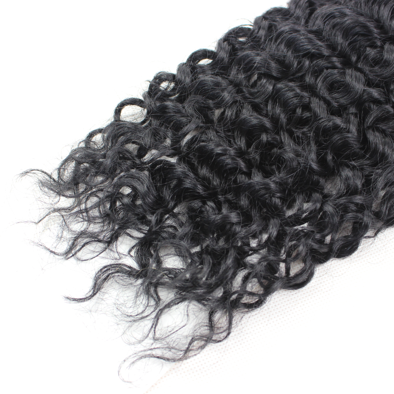 Peruvian virgin human hair bundles with lace closure, 100% Unprocessed Raw Virgin cuticle aligned hair weave HN245